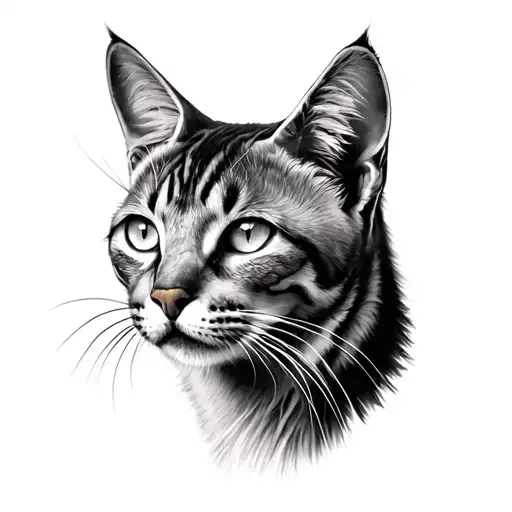 Andean Mountain Cat Big Cat Neck Up Realistic