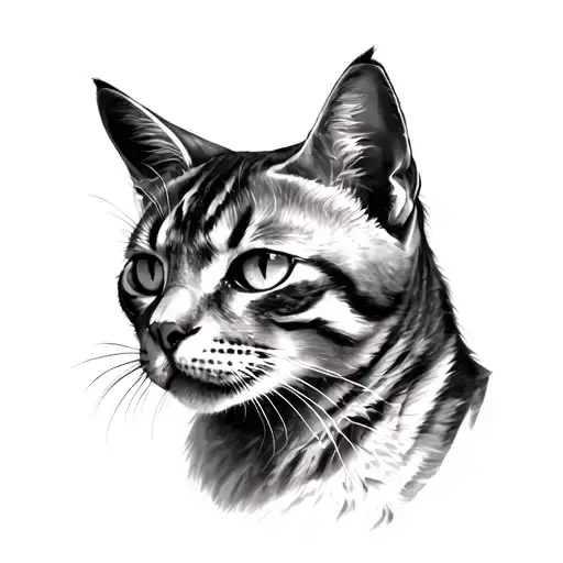 Andean Mountain Cat Big Cat Neck Up Realistic