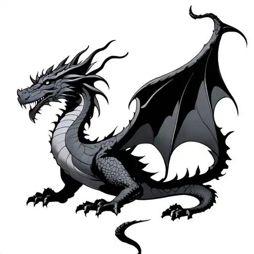 Fine Line Dragon