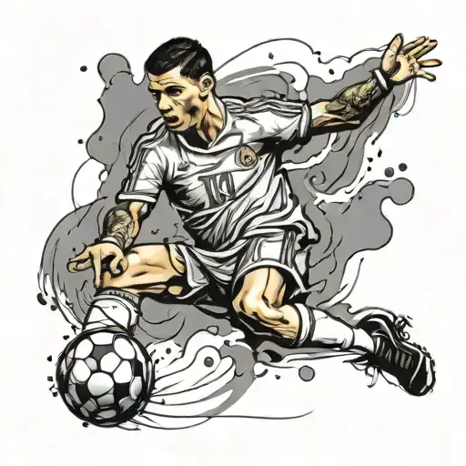 Ronaldo Wearing A Roman