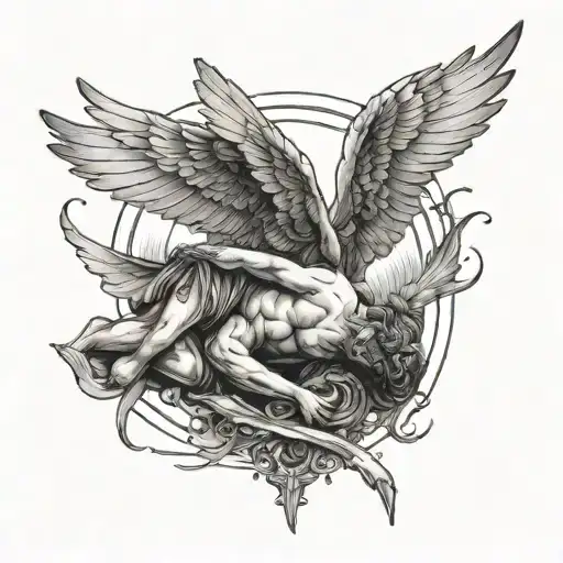 Fallen Icarus Falling