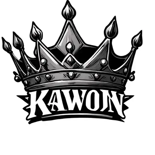 The Name Kawon With A Crown