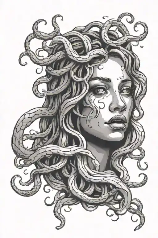 Medusa Sadness Misery Pain