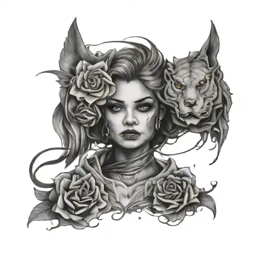 I Want A Design Of Tattoo That Displays A Person Who Had All Hopes From Her Brother But He Failed Me