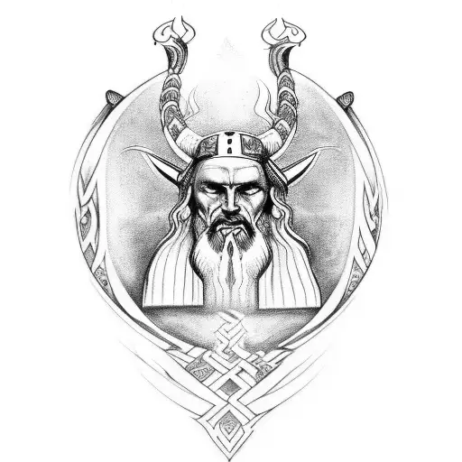 Design A Vikingos-inspired Tattoo With A Religious Twist