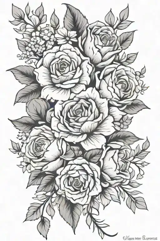 March May August Birth Bouquet