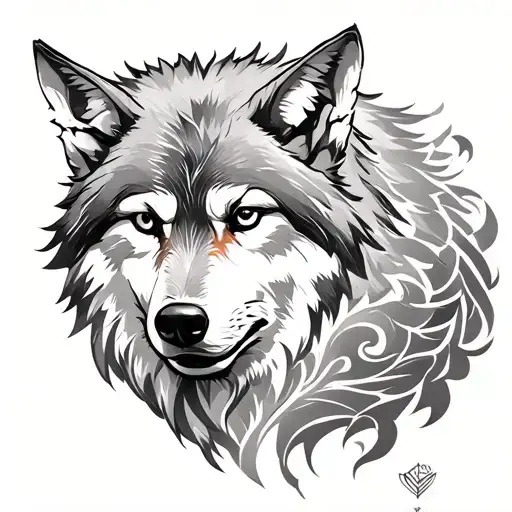 Wolf And Greek Gods Olympus