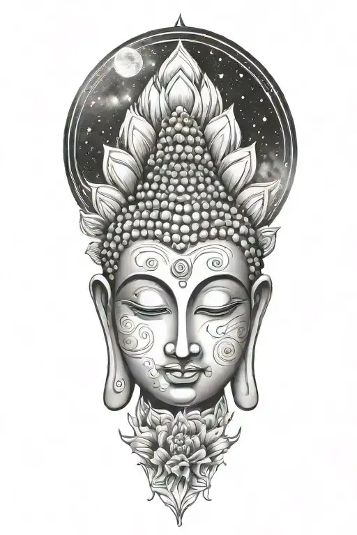 Buddha Galaxy Lotus