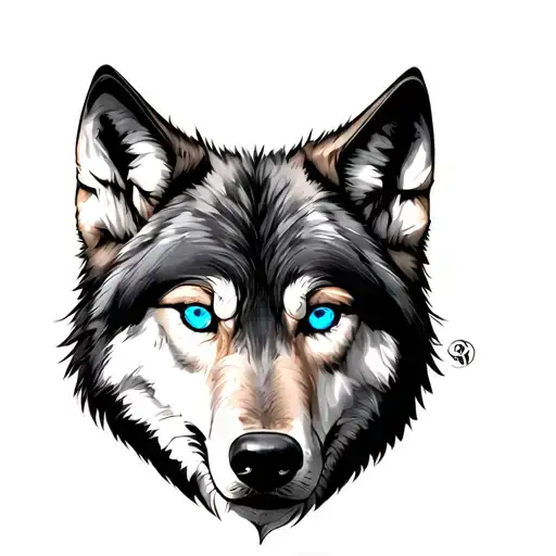 Wolf Blue Eyes