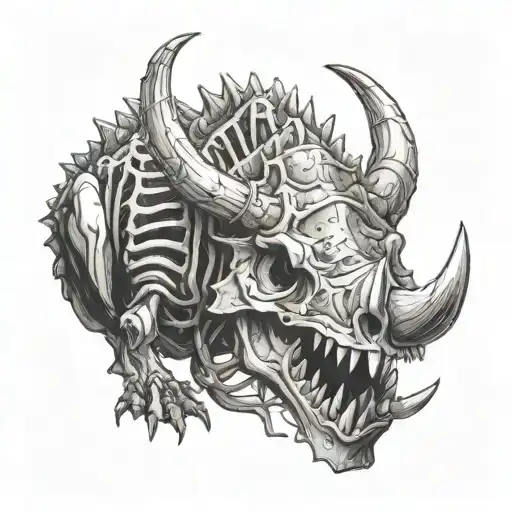 Triceratops Skeleton