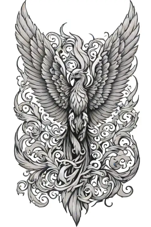 Phoenix Wings Spread