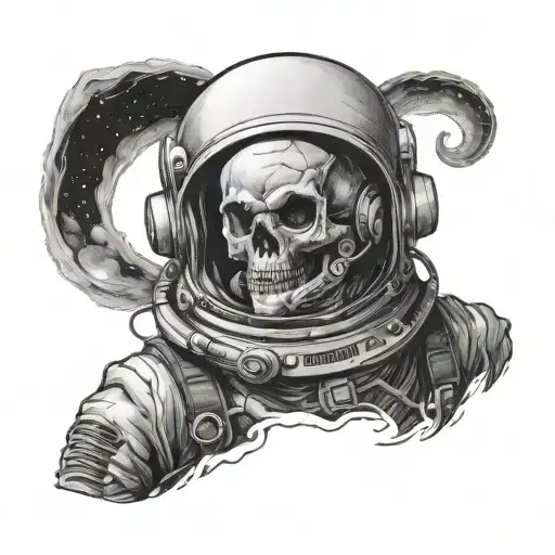 Skeleton Astronaut Helmet