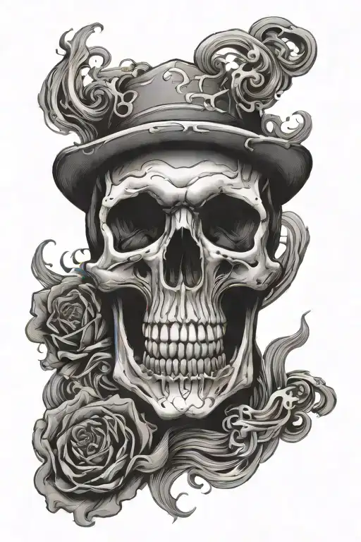 Skull Smoke Forming The Shape