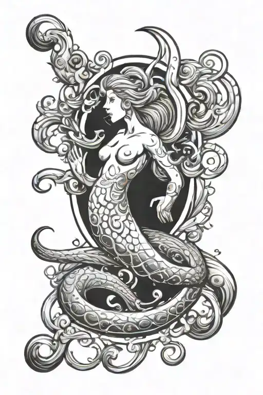 Aquarius Zodiac Sign And Element Symbol