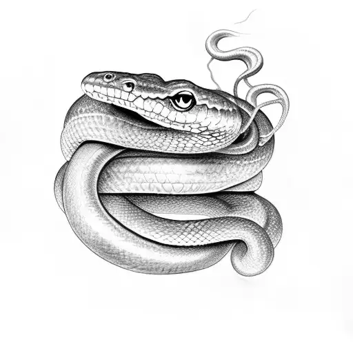 Realistic Snake Ramskull Smoke