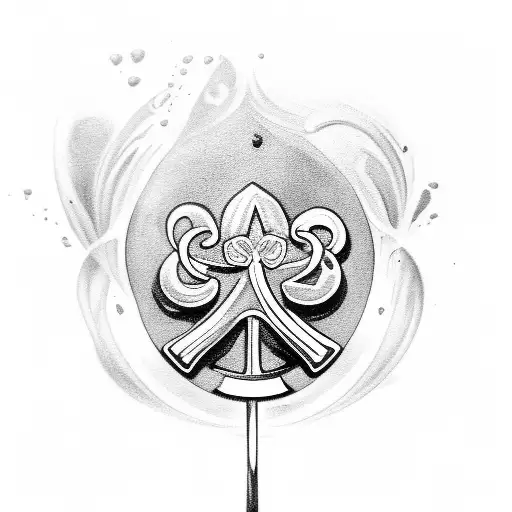 Pint Of Guinness With A Shamrock