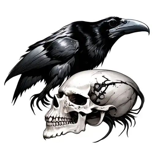 Mudusa And Raven Skull