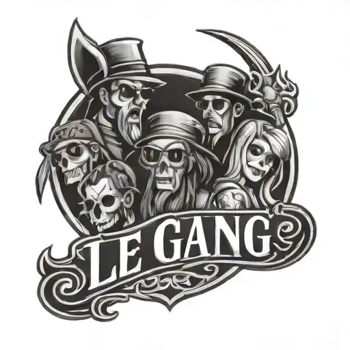 Friend Group Called Le Gang Logo