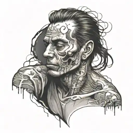 Deceased Brother Sitting