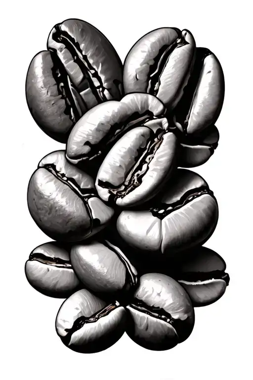 Nature And Coffee Beans