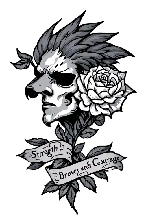 Strength And Courage Bravery Honor