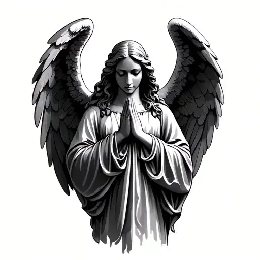 An Angel Praying