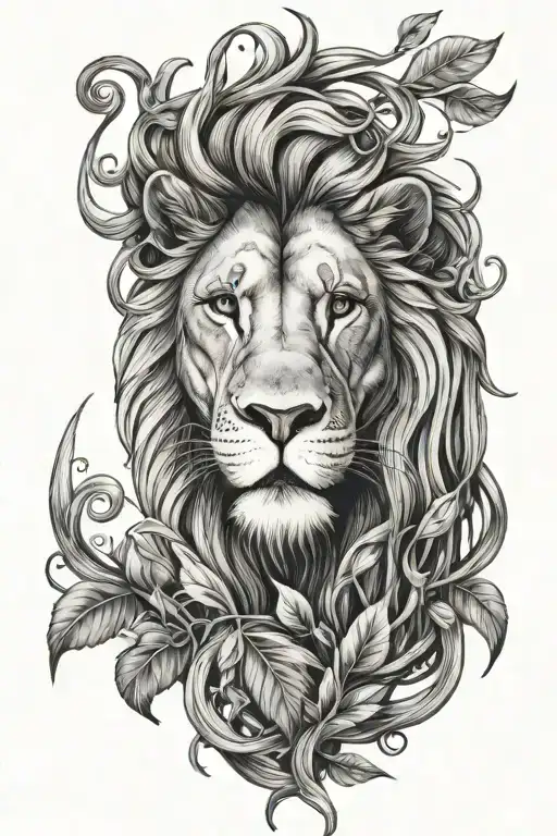Lion Vines And Eyes