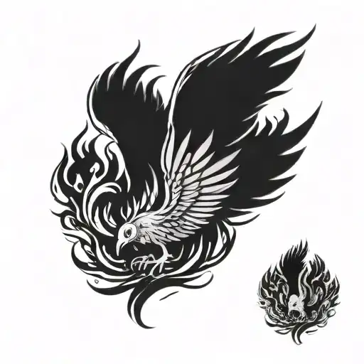 Phoenix Rising From The Ashes