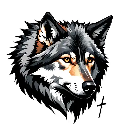 Wolf And Cross