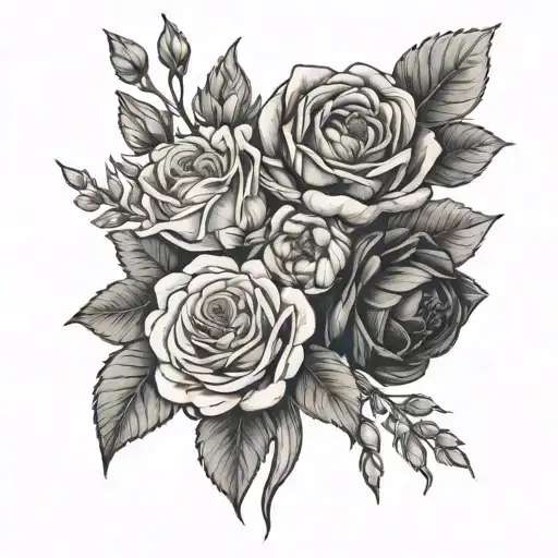 Birth Flower Bouquet