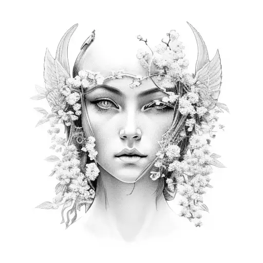 Goddess Of Spring Portrait