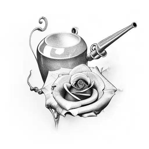Pipe And Rose
