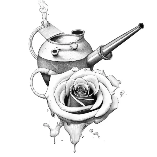 Pipe And Rose