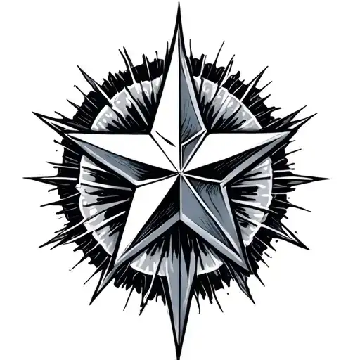 A Simple Tattoo Star