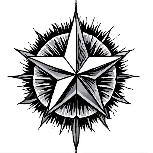 A Simple Tattoo Star