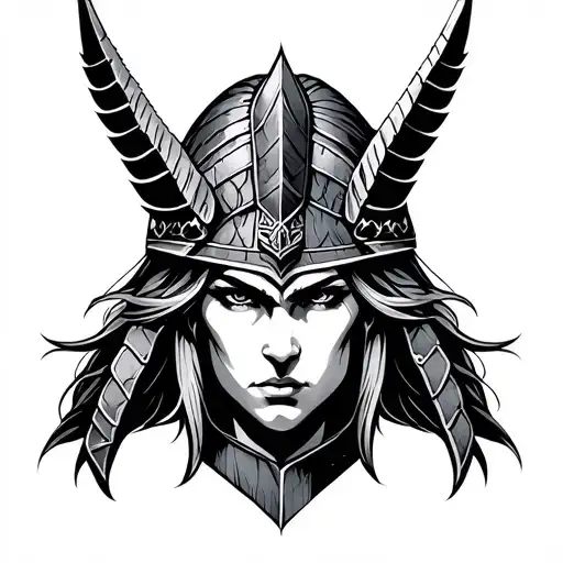 Valkyrie Warrior Head