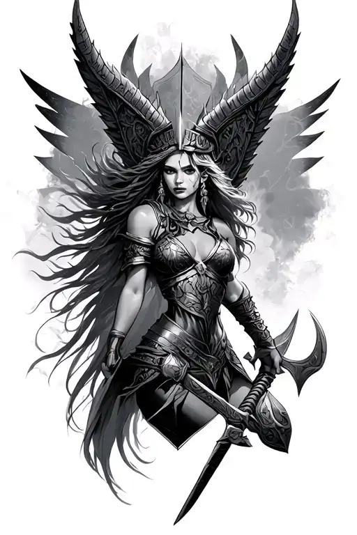Valkyrie Warrior Fierce