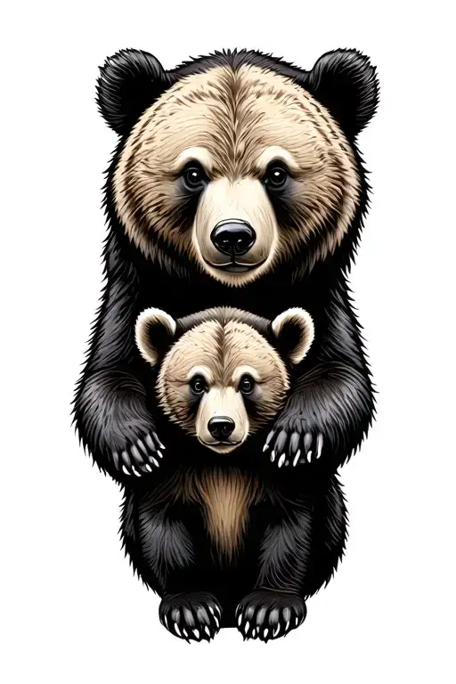 Bear With Cub