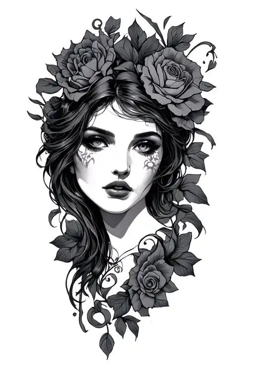 Lust Tattoo With Letter