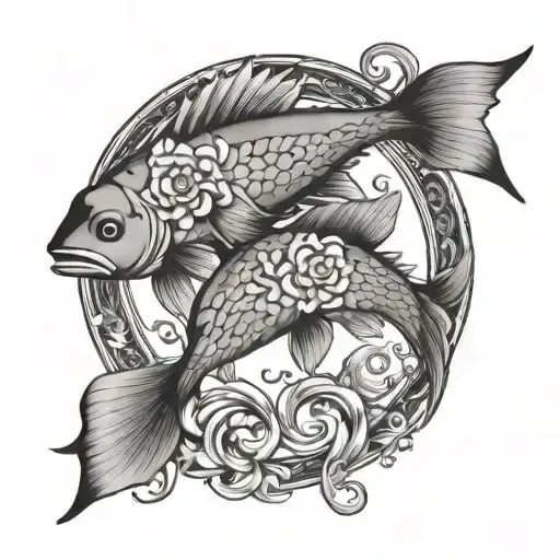 Pisces Zodiac Sign With Inga Name