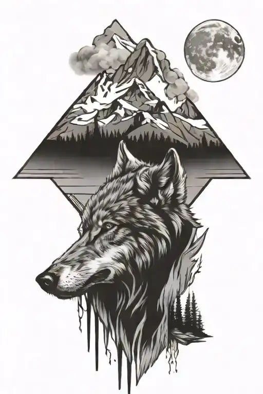 Mountain Range To Wolf Head