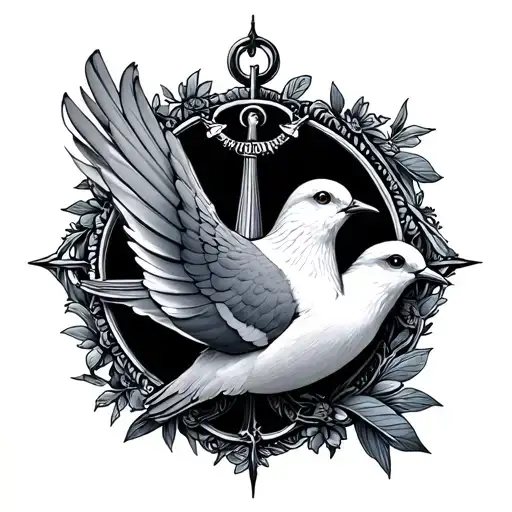 Nautical Dainty With Dove