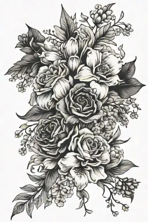 Birth Flowers Boquet