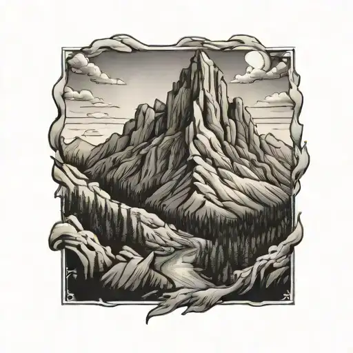 Mountain Peak Shading