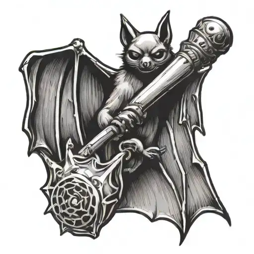 Bat Hold Match Stick