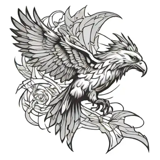 Broken Shards Of A Mirror Transforming Into A Soaring Dove That Is Flying Towards The Lion Of Judah