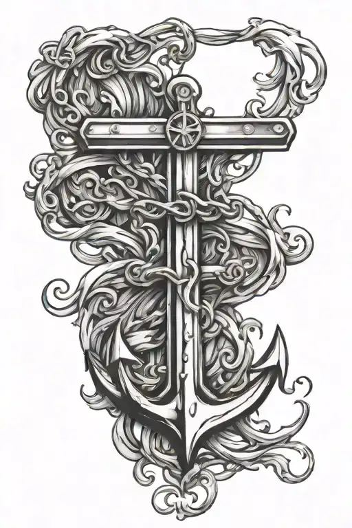 Anchor Cross Roller Coaster Track