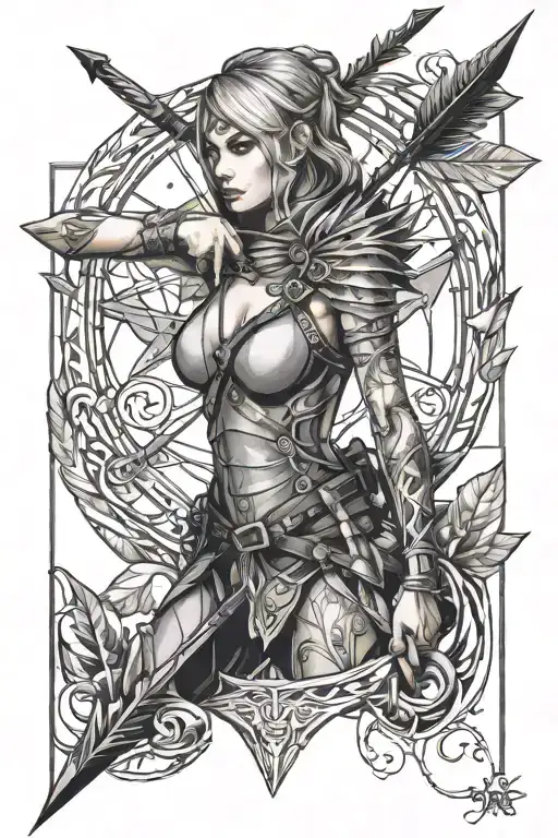 Dresses Up As Life Arrow