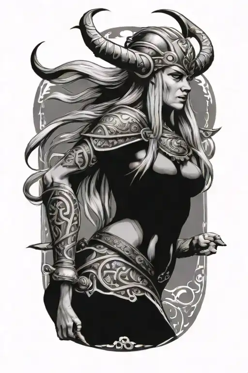 Viking Hell Goddess