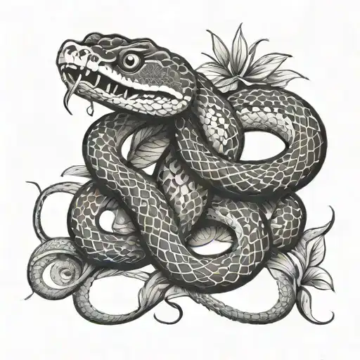 Snake Slithering Snake An Intricately